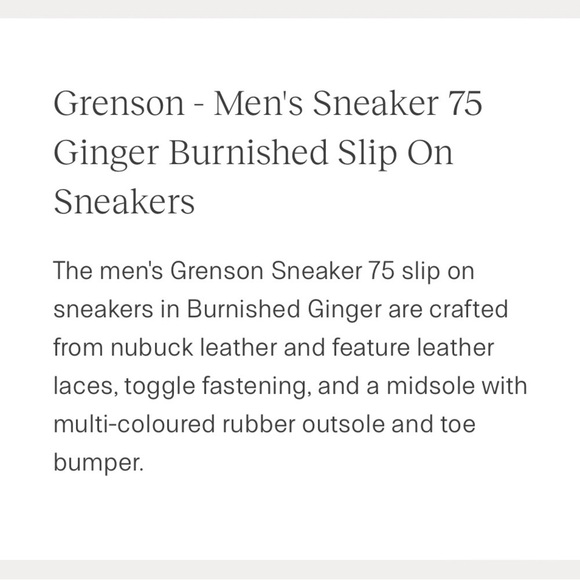 Grenson Men’s Sneaker 75 NEW main image 8